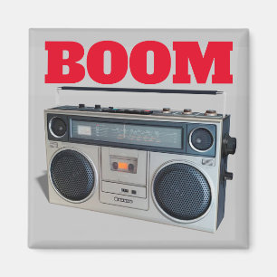 BoomBox Retro Stereo Fun Magneet