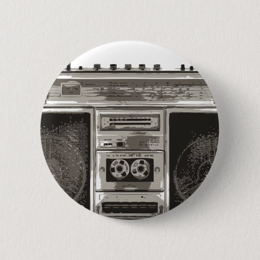 Boombox Ronde Button 5,7 Cm (Voorkant)