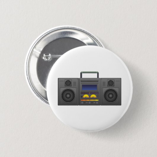 Boombox Ronde Button 5,7 Cm (Voorkant /achterkant)