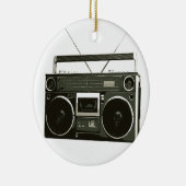 Boombox Stereo-radio Keramisch Ornament (Rechts)