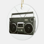 Boombox Stereo-radio Keramisch Ornament (Links)
