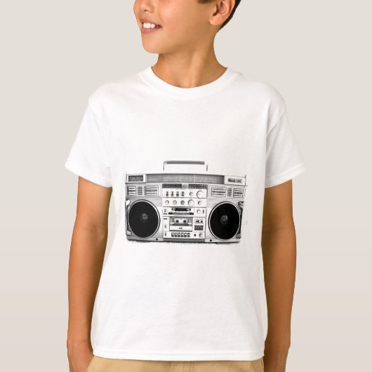  boombox t-shirt (Voorkant)