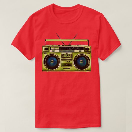 Boombox T-shirt (Design voorkant)