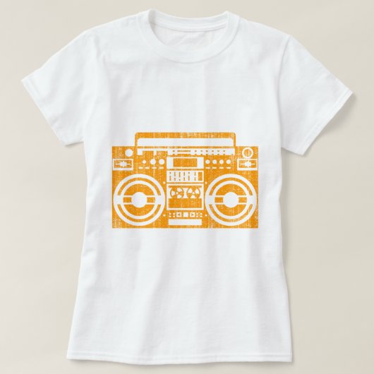 Boombox T-shirt (Design voorkant)
