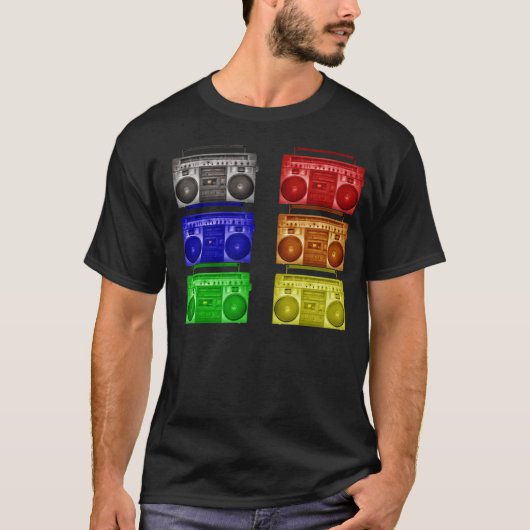 Boombox T-shirt (Voorkant)