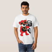 Boombox Teddy! T-shirt (Voorkant volledig)