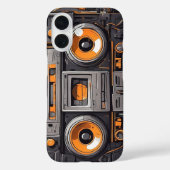 Boombox Time Machine iPhone Case (Achterkant)
