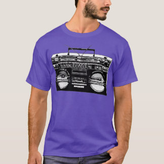 Boombox Turn Tables DJ Shirt van Music Gear T