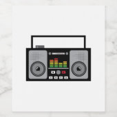 Boombox Wijn Etiket (Enkel label)