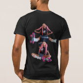 BOOMBOXEN EN ROLLERSKATES T-shirt (Achterkant)