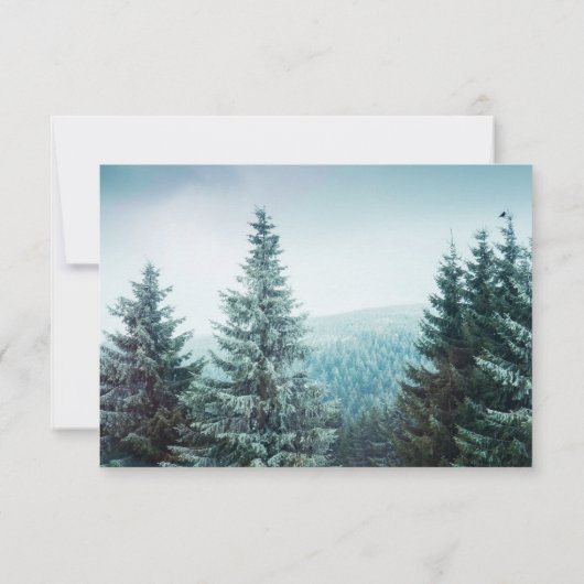 Boombruiloft met houtboomgaard kaart (Achterkant)