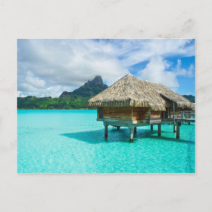 Boombungalow, Bora Bora briefkaart