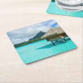 Boombungalow, Bora Bora onderzetter (Schuin)