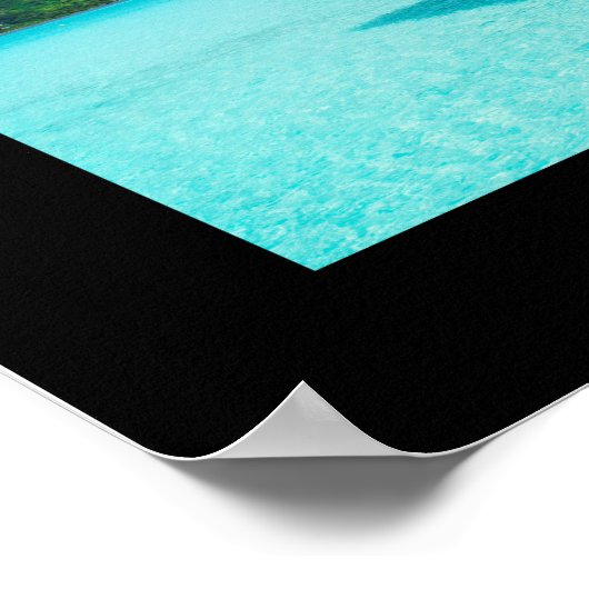 Boombungalow, Bora Bora text poster print (Hoek)