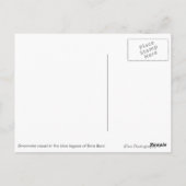 Boombungalow, Bora Bora White briefkaart (Achterkant)