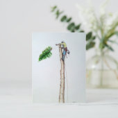 Boomchirurg-analist op het cadeau briefkaart (Staand voorkant)