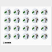 Boomchirurg-analist op het cadeau ronde sticker (Vel)