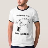 Boomchirurg Arboreal Services Cartoon T-shirt (Voorkant)