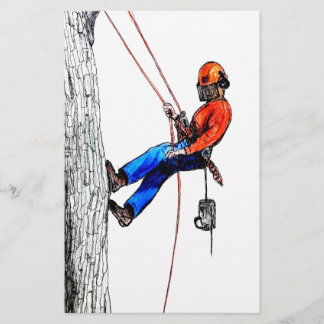 Boomchirurg Arborist Forester Briefpapier