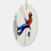 Boomchirurg Arborist Forester Keramisch Ornament (Rechts)