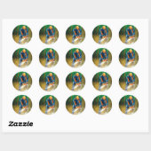 Boomchirurg Arborist Forester Ronde Sticker (Vel)