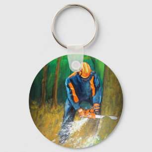 Boomchirurg Arborist Forester Sleutelhanger