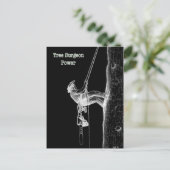 Boomchirurg Arborist op het werk cadeau Chainzaag Briefkaart (Staand voorkant)