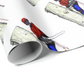 Boomchirurg Arborist op het werk cadeau Chainzaag Cadeaupapier (Rol Hoek)