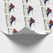 Boomchirurg Arborist op het werk cadeau Chainzaag Cadeaupapier (Hoek)