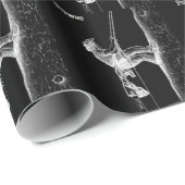 Boomchirurg Arborist op het werk cadeau Chainzaag Cadeaupapier (Rol Hoek)