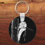 Boomchirurg Arborist op het werk cadeau Chainzaag Sleutelhanger (Voorkant)