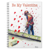Boomchirurg Arborist Valentijn Card Notitieboek (Voorkant)