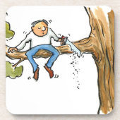 Boomchirurg Bier Onderzetter (Voorkant)