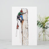 Boomchirurg Briefpapier (Staand voorkant)