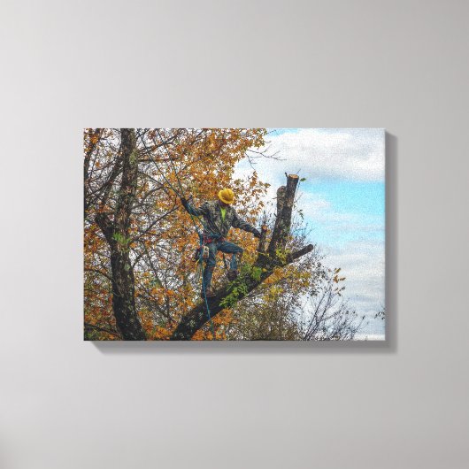 Boomchirurg Canvas Afdruk (Voorkant)