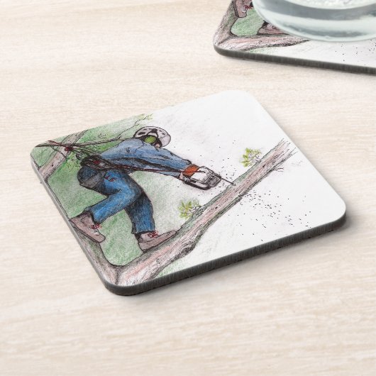 Boomchirurg Drankjes Onderzetter (Linkerzijde)