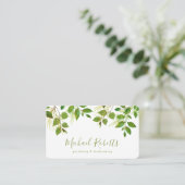 Boomchirurg | Gardening en landschapsarchitectuur Visitekaartje (Staand voorkant)