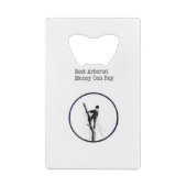 Boomchirurg in de boorgansoren creditkaart flessenopener (Achterkant)