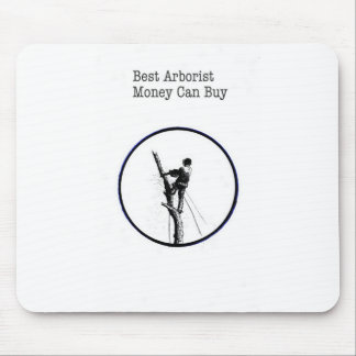 Boomchirurg in de boorgansoren muismat