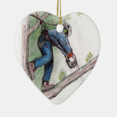 Boomchirurg Keramisch Ornament (Rechts)