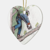 Boomchirurg Keramisch Ornament (Links)