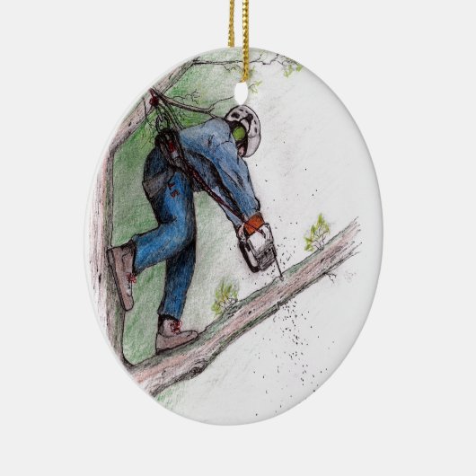 Boomchirurg Keramisch Ornament (Rechts)