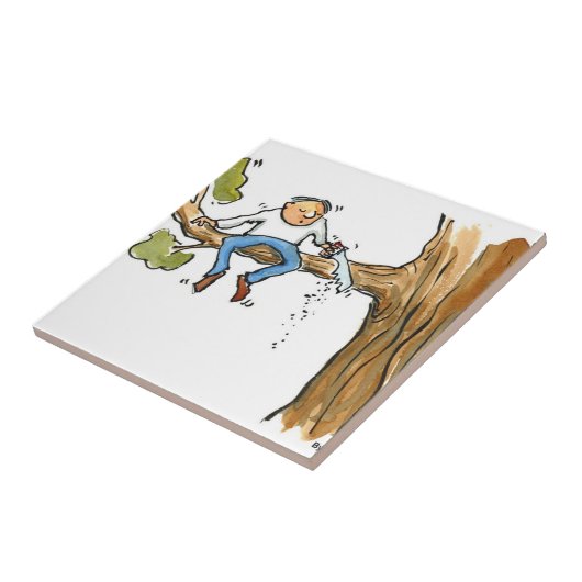 Boomchirurg Tegeltje (Zijkant)