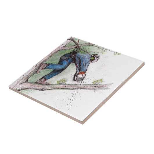 Boomchirurg Tegeltje (Zijkant)