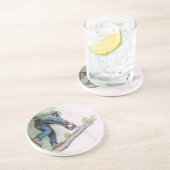 Boomchirurg Zandsteen Onderzetter (Zijkant)