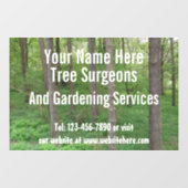 Boomchirurgen / Tuindiensten Aanpasbaar Raamsticker (Vel)