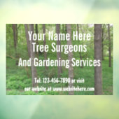 Boomchirurgen / Tuindiensten Raamsticker (Vel 3)