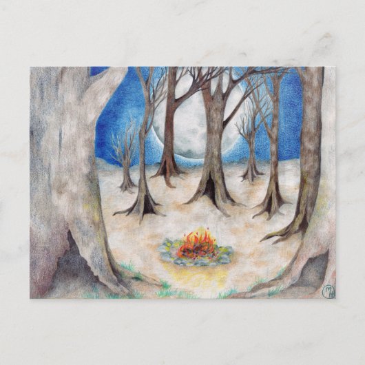 "Boomcoven" Briefkaart (Voorkant)