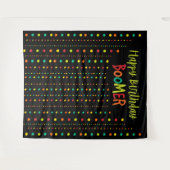 Boomer | Bosbouw | Selfie-muur | Fijne verjaardag Wandkleed (Voorkant (horizontaal))