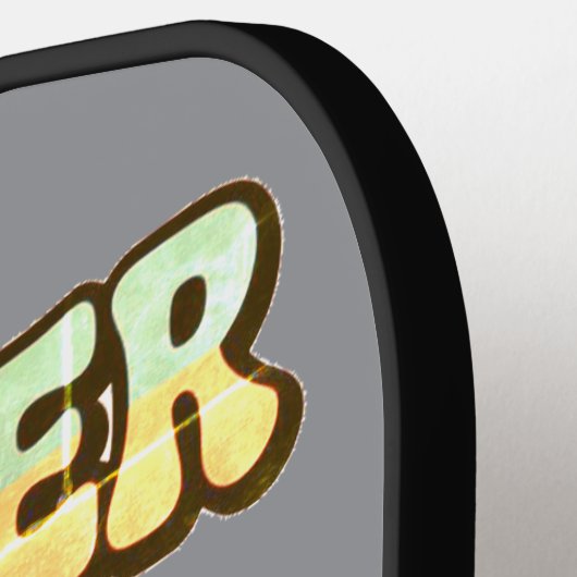 Boomer Cool Pickleball Paddle - Grappige Retro Spo (Links Detail)